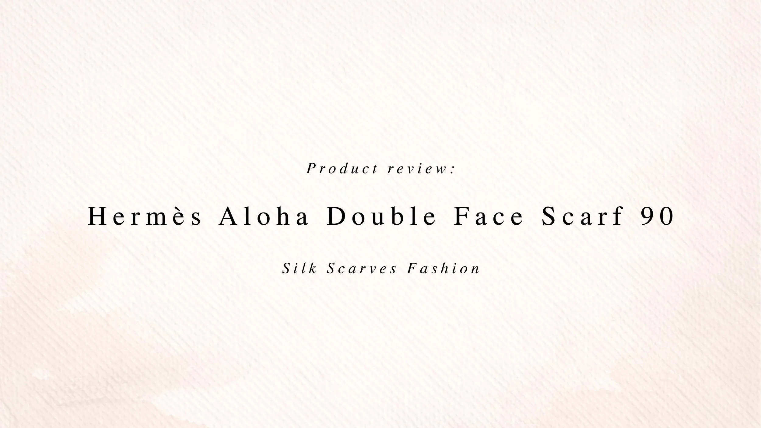 Hermès Aloha Double Face Scarf 90 in Orange: A Sublime Expression of Silk Mastery
