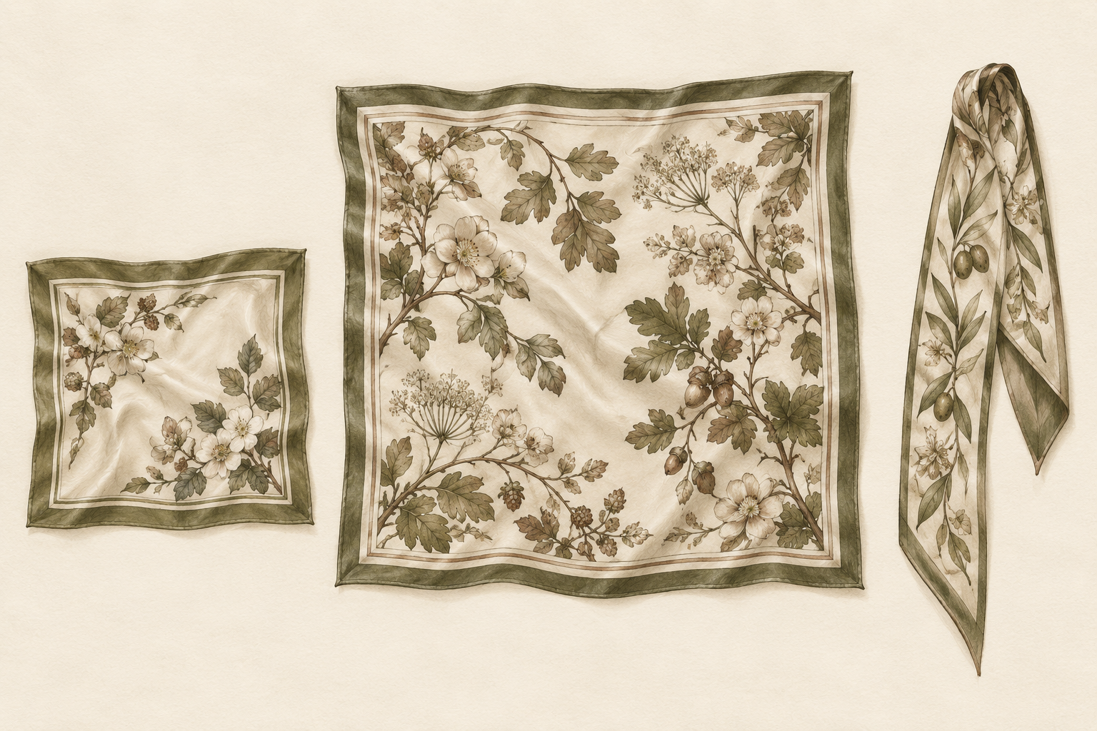 Which silk scarf size should you choose?