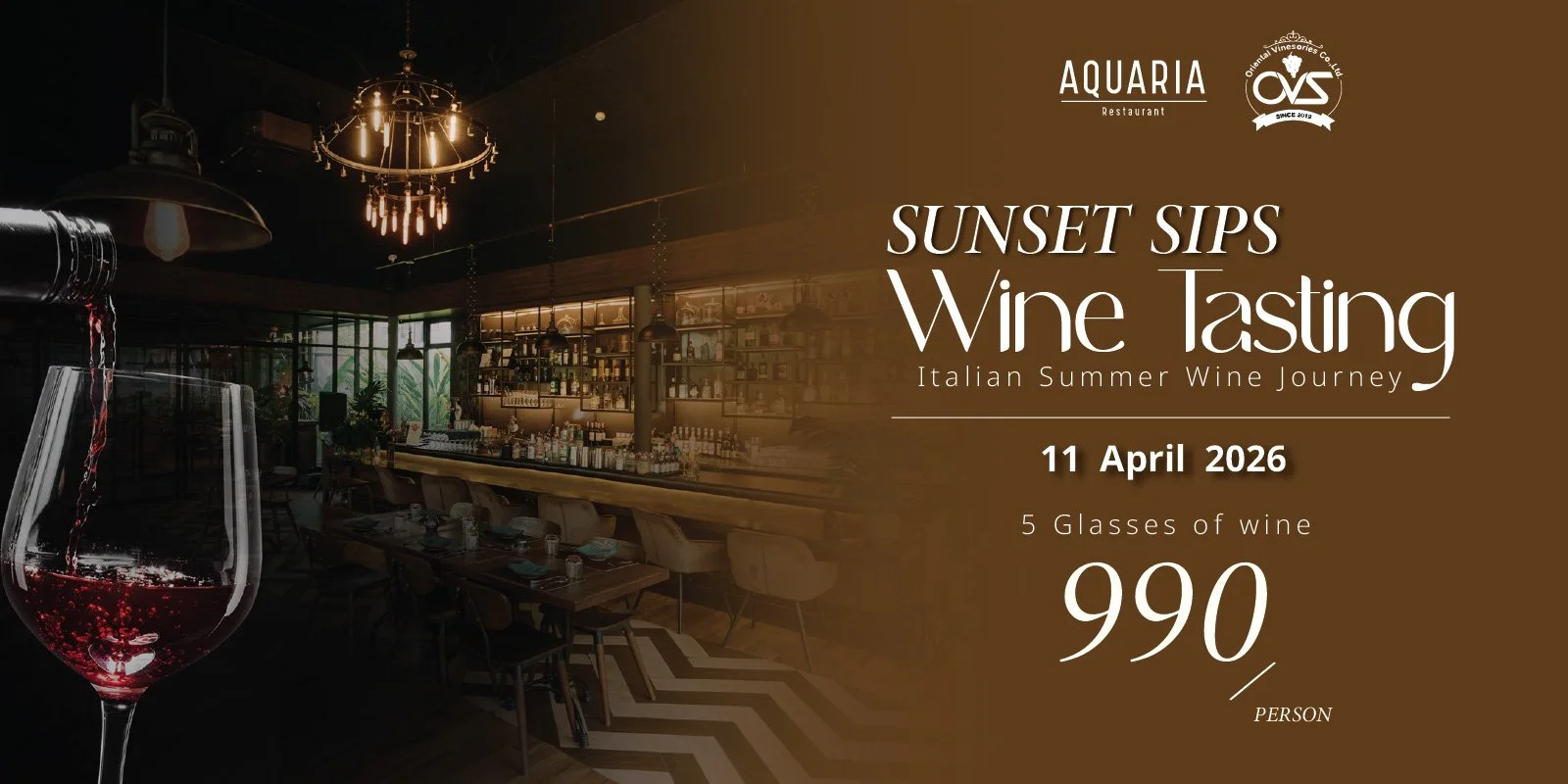 Uncorking the Magic: Why You Can’t Miss the Sunset Sip Wine Tasting at Aquaria