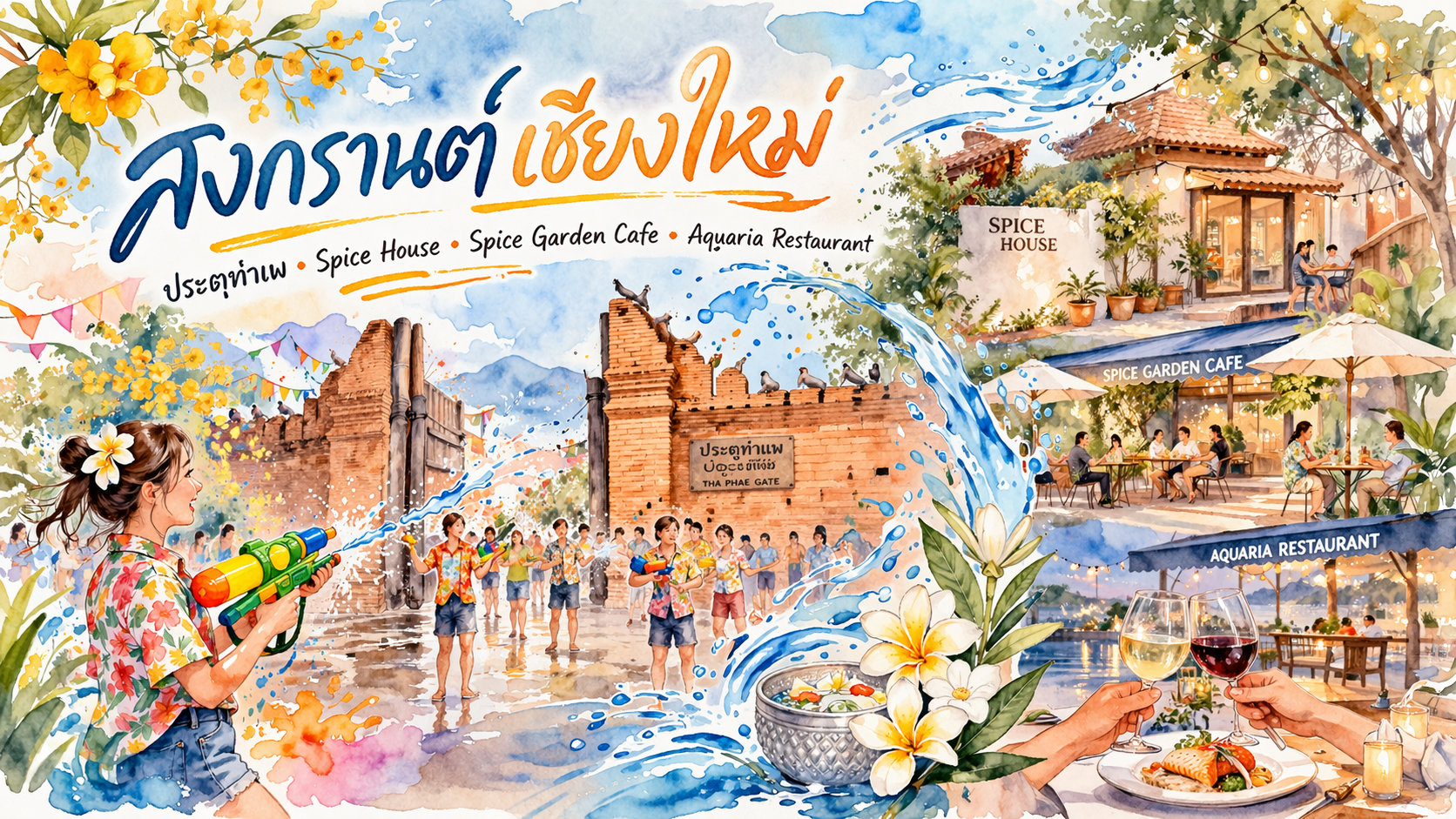 สงกรานต์เชียงใหม่ @ ประตูท่าแพ ประสบการณ์ที่ต้องมาให้ได้สักครั้ง