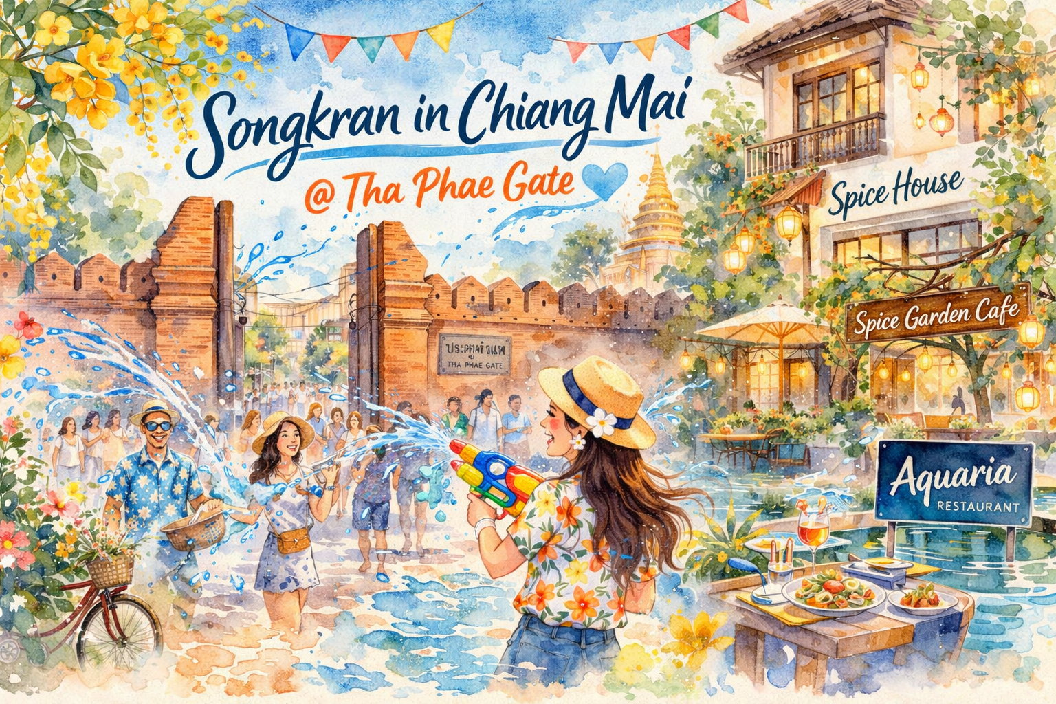 Songkran in Chiang Mai @ Tha Phae Gate — A Must-Experience Once in a Lifetime