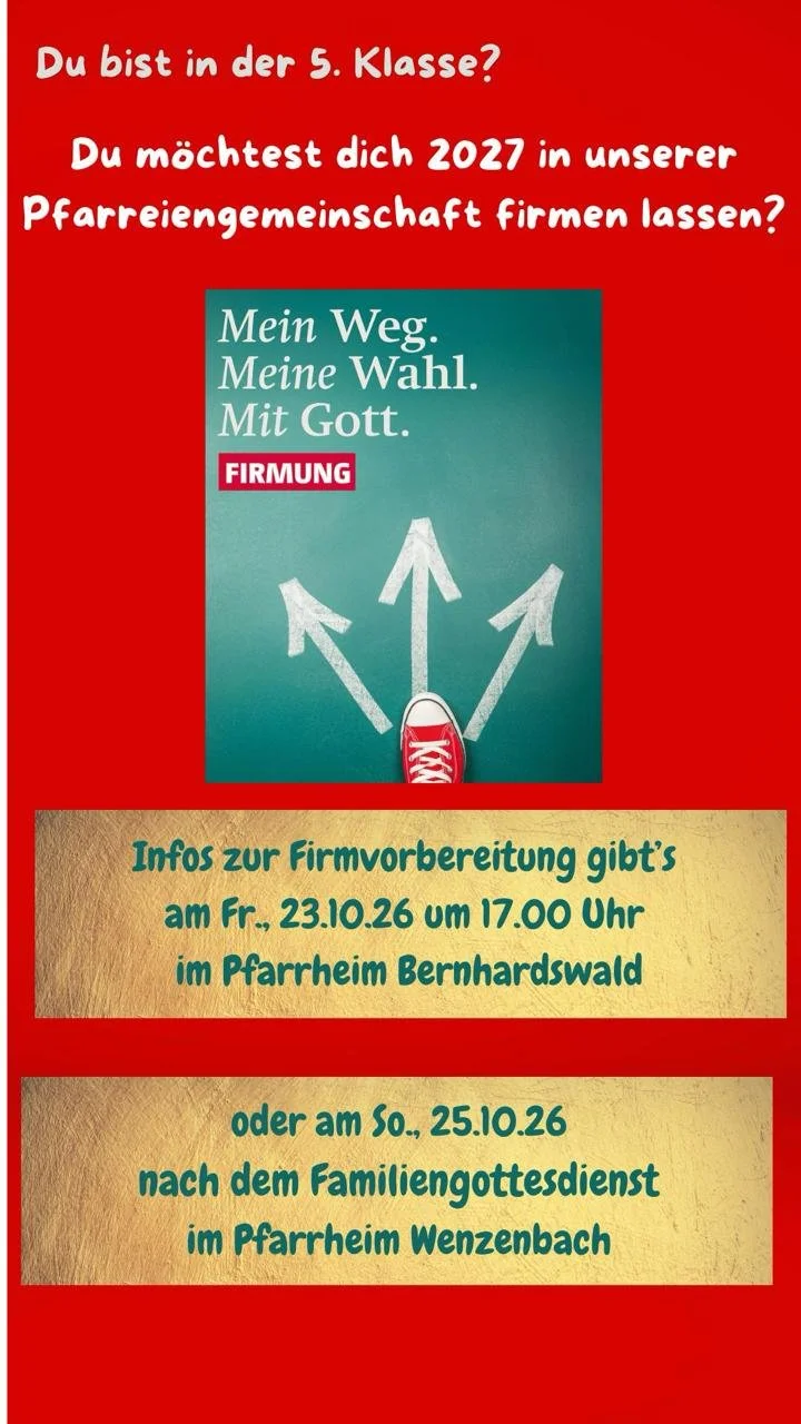 Infotreff Firmvorbereitung