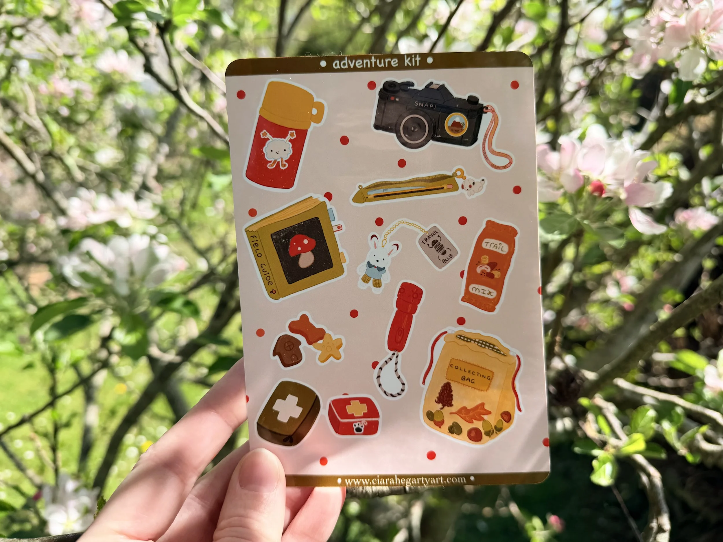 Adventure trinkets sticker sheet.jpg