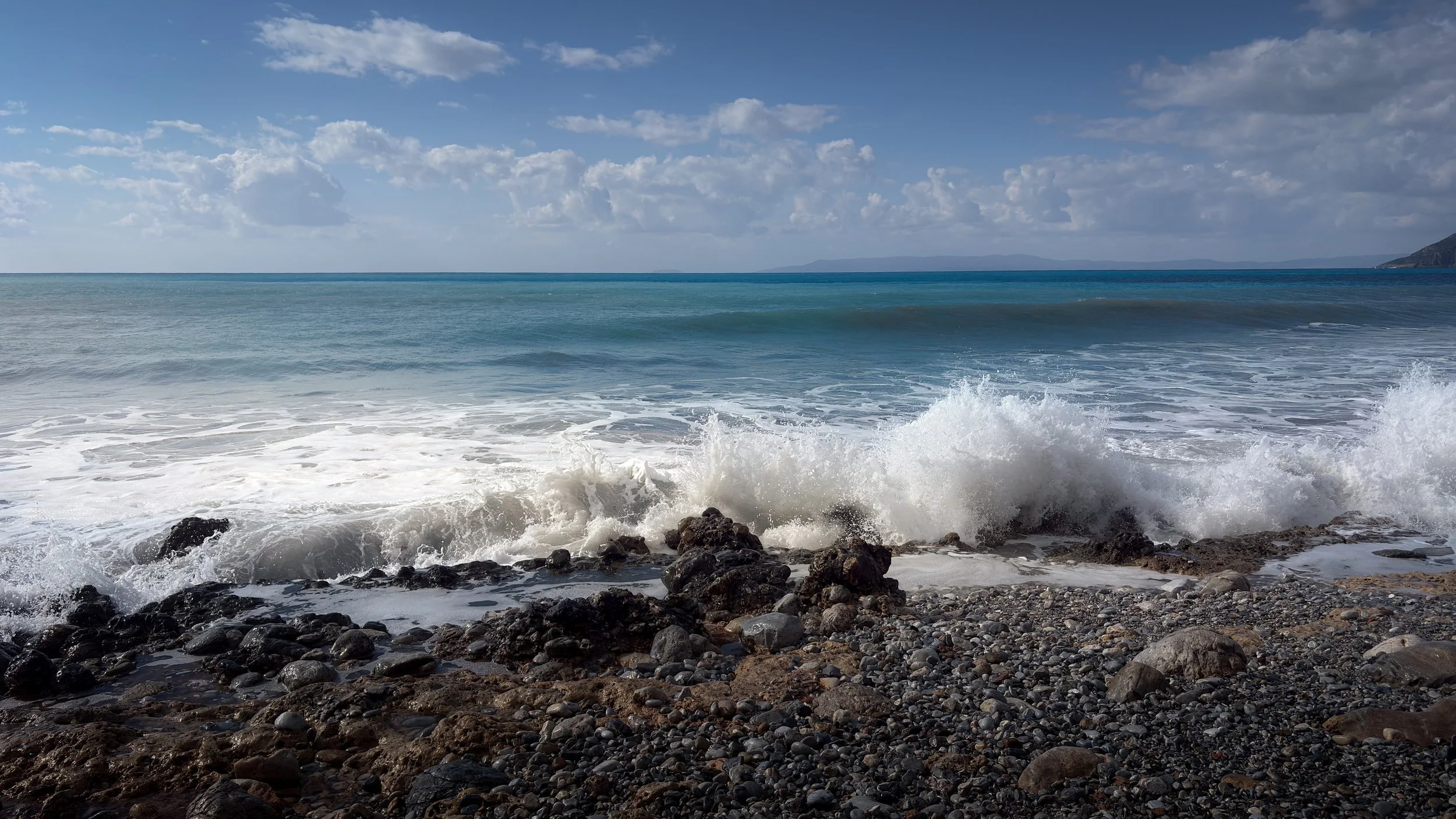 Ritsa beach at Kardamyli village