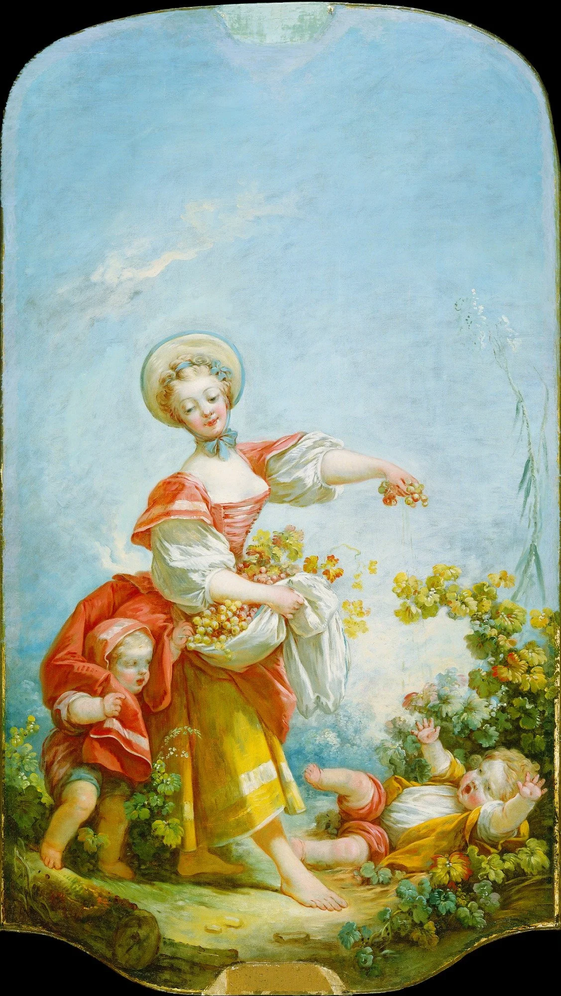 Die Traubenleserin 1755 Jean-Honoré Fragonard