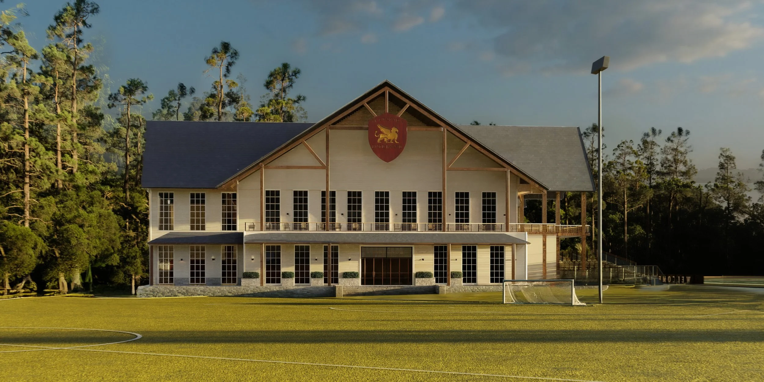 High School Athletic Facility (Conceptual / Investor Pitch Deck Material)