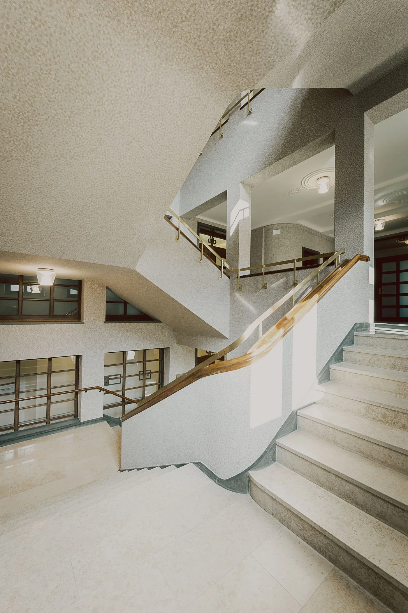 Thaler Berz Partner Rechtsanwälte Treppenhaus im Eingangsbereich