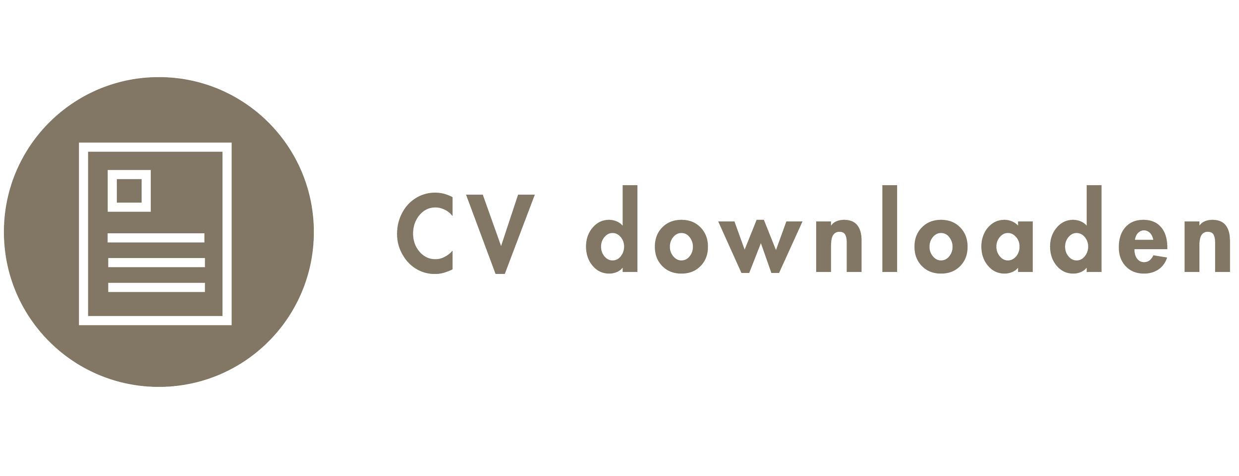 Download-Button für den Lebenslauf