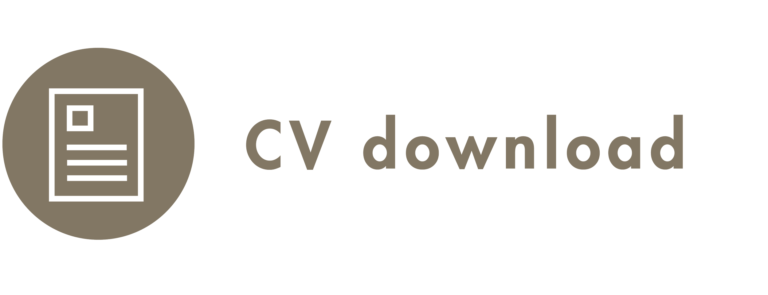 Download-Button für den Lebenslauf