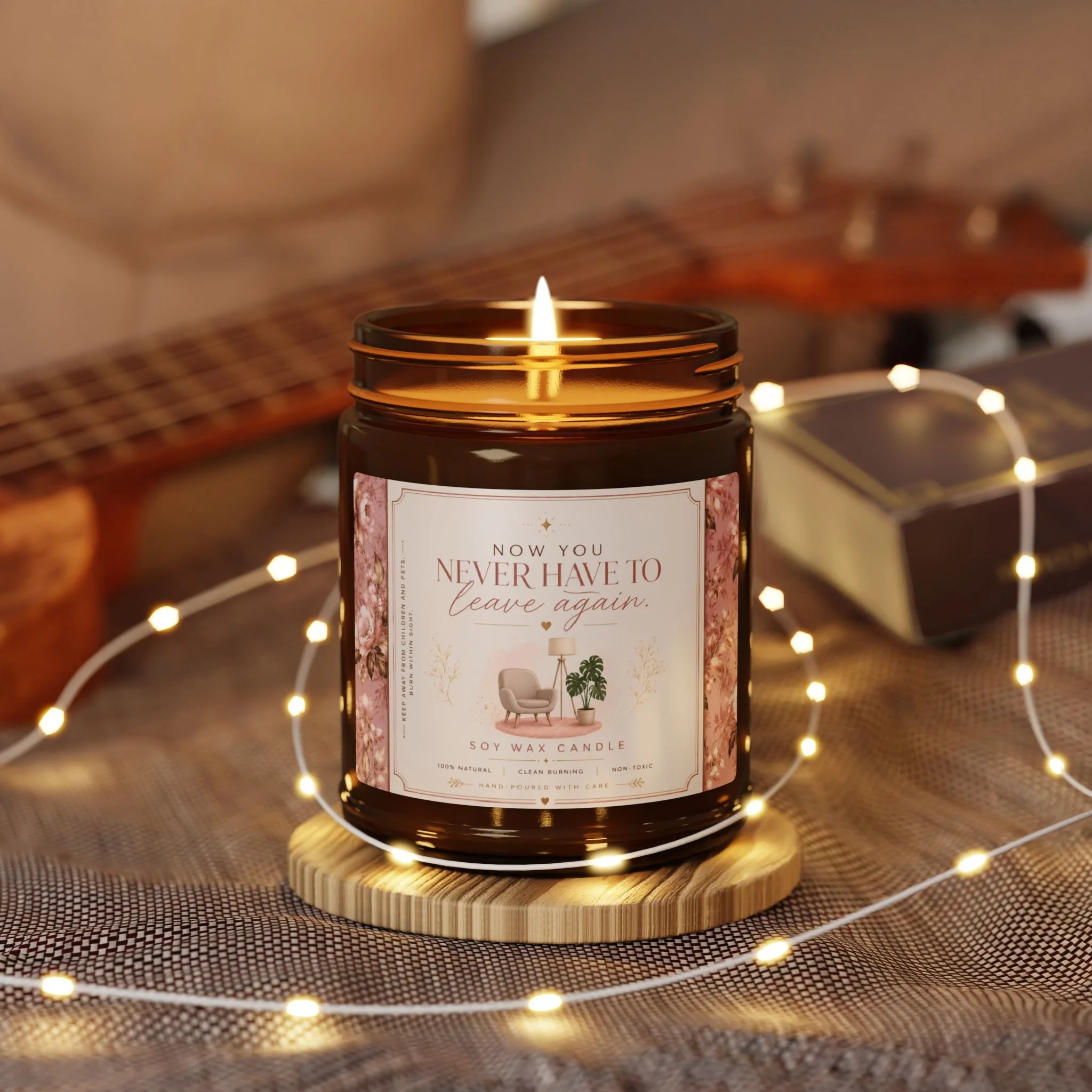 Scented Soy Candle: Relaxing Home Décor, Great Gift for Self-Care, Aromatherapy, Housewarming, Birthday, or Just Because