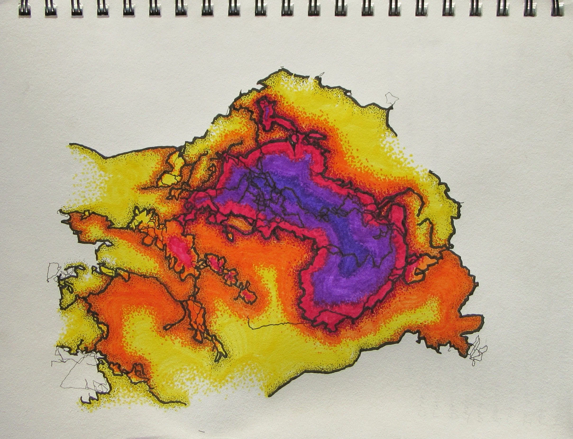 "All Our Trials, Tribulations, Let Us Find Comfort & Strength, In Those That Love Us, Let Us Seek Them Out, Because We Need Them, And We Deserve To Let, Them Love Us, Allow Them To, Love Us Through, Our Pain, Amen"

Micron Pen, Marker