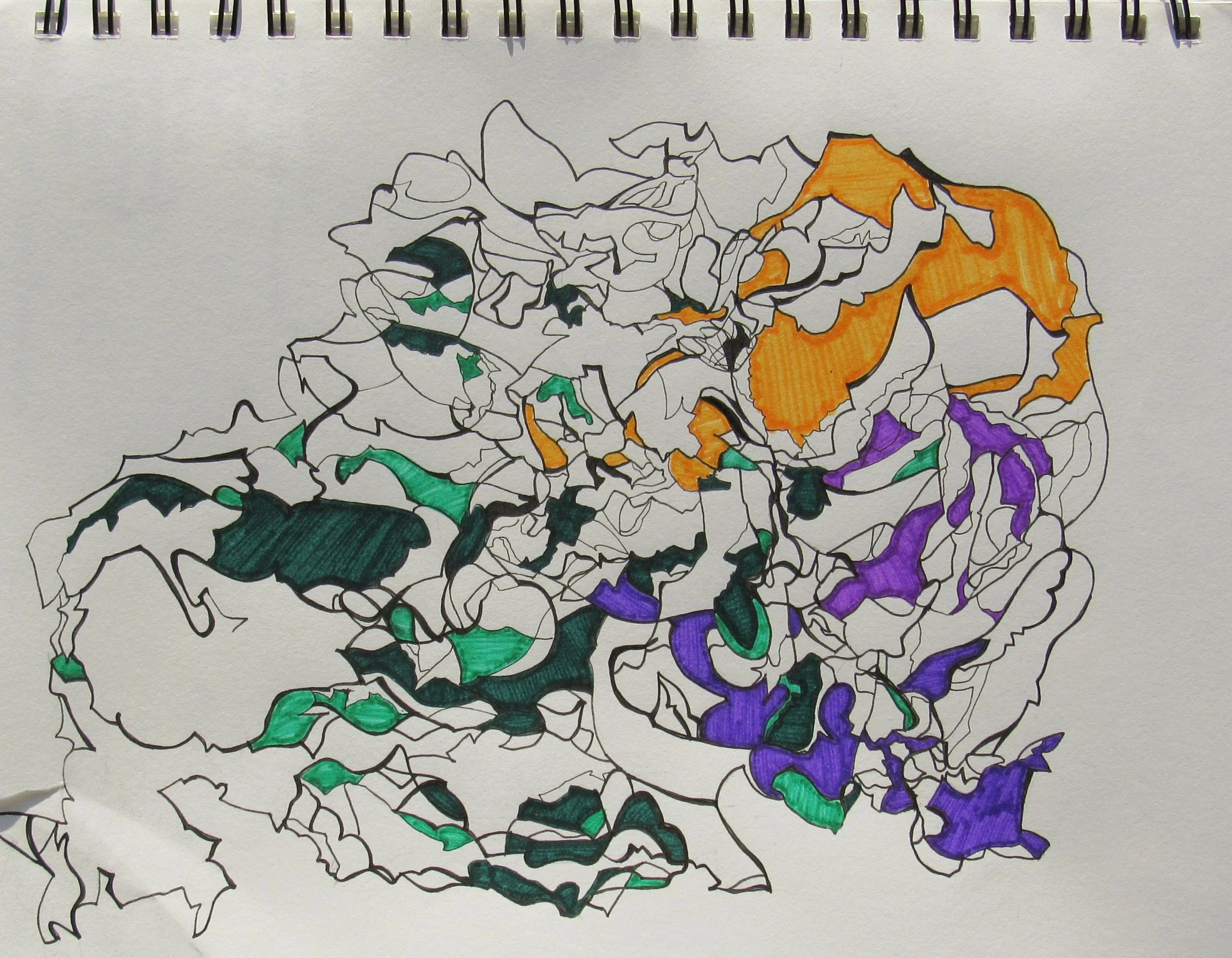 "The Story Of Who I Want To Be, Myself, Confidently, Unappolagetically, Wholeheartedly, All Of Me, Utterly, Completely, That's Who I Want To Be, The Story Of Me."

Micron Pen, Marker