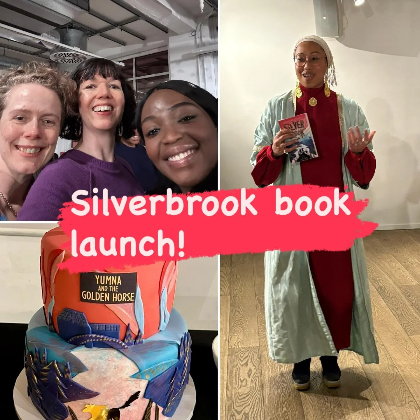 I had so much fun last night at the big Foyles, meeting up with mates and celebrating Yassmin Abdel-Magied and the utterly brilliant Silverbrook: Yumna and the Golden Horse! Swipe for a photo of the glorious cover. 

I was lucky enough to read the fi