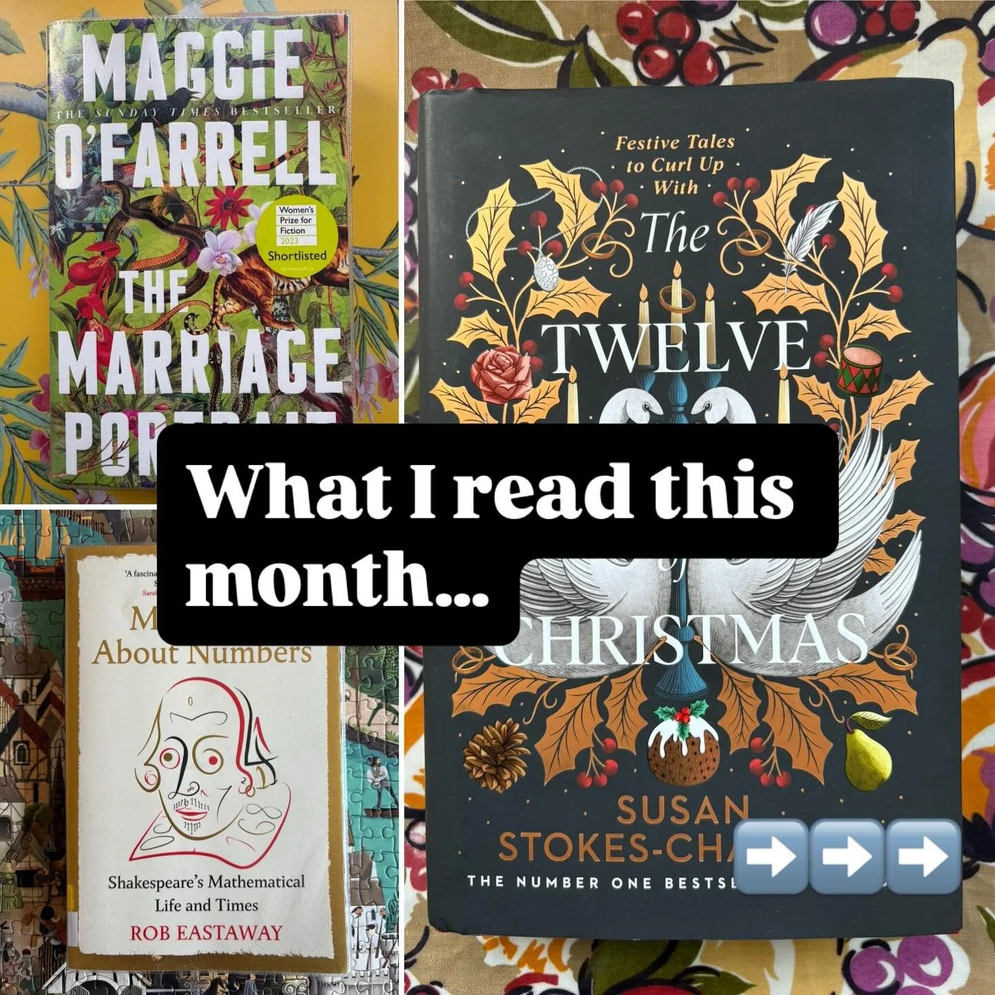 I only read three books this month, but I loved each one of them.

#bookrecommendations📚❣️ #amreadi̇ng #historicalfictionbooks #shakespeare #maths