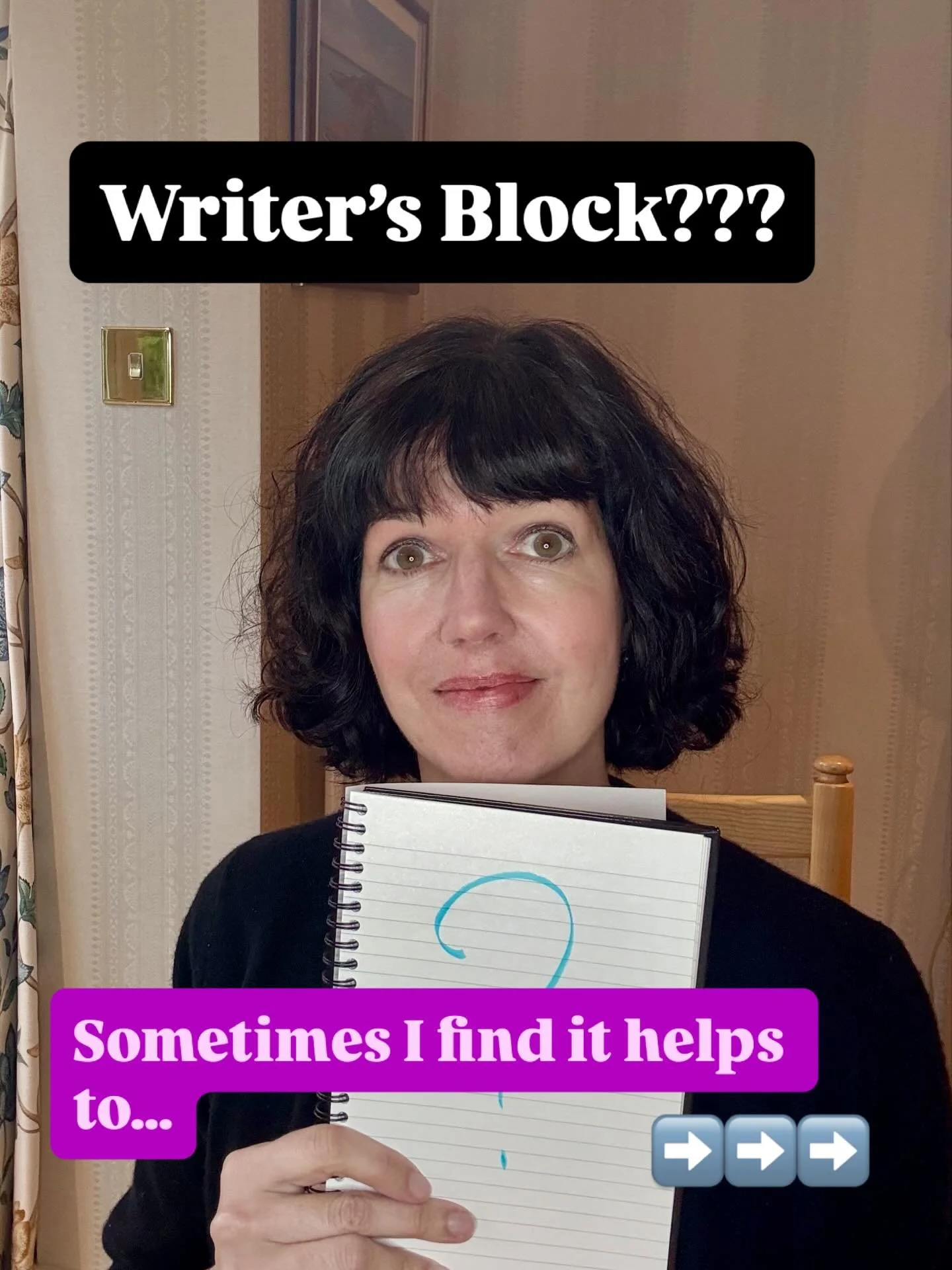 No Nicholas Cage today but some writing tips for anyone out there who might be struggling to get to words on the page at the moment! Sometimes writing somewhere new or simply trying a different physical action can make all the difference. 

#writingt