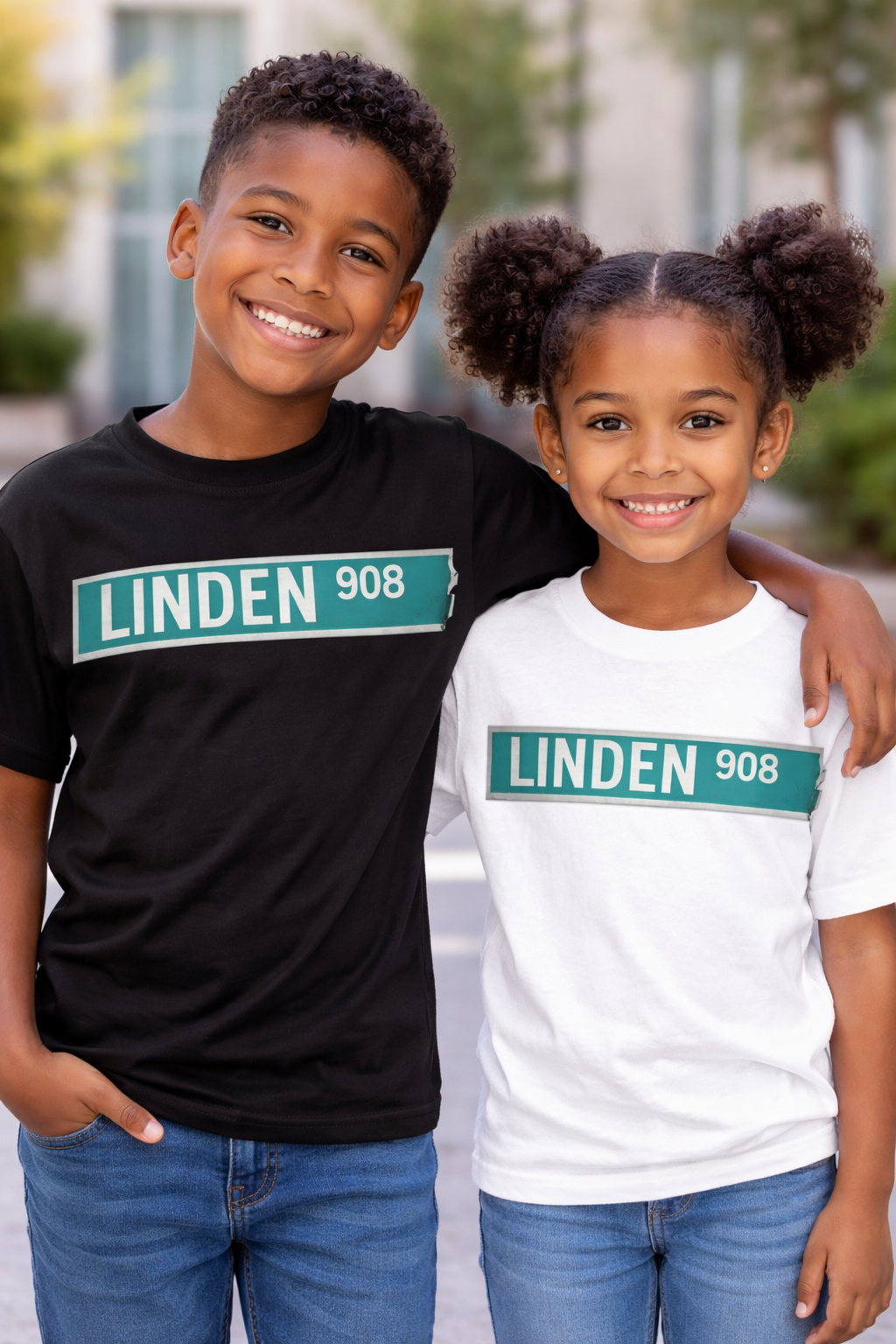 Linden Street T-shirt Kid Models.png