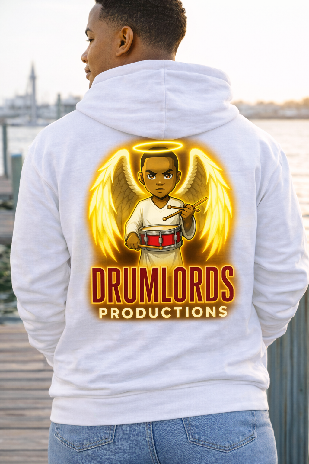 2025 Drumlords Original Logo With Glow Model Hoody.png