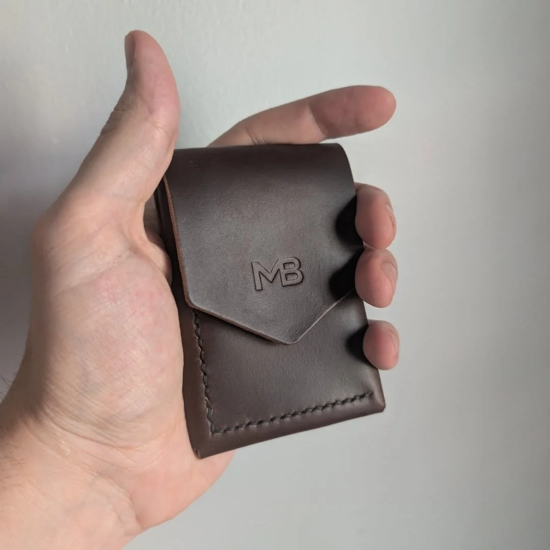 Custom wrap wallet requested by a client. Horween CXL is just perfect for this design. 

#wallet #leathergoods #handcrafted #edc