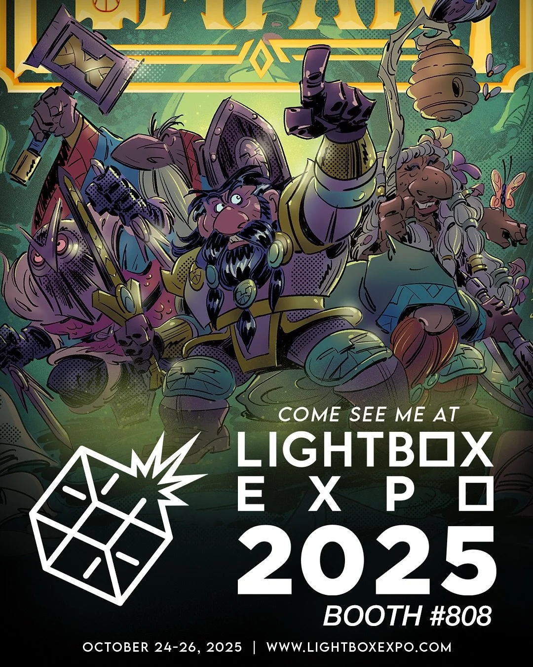 Make sure to swing by Booth 808 at @lightboxexpo and grab some limited Lost Company merch tomorrow-Sunday!

#lightboxexpo #convention #dnd #dungeonsanddragons #rottmnt #tabletop #minis #riseoftheteenagemutantninjaturtles #dndminatures #minatures #rpg