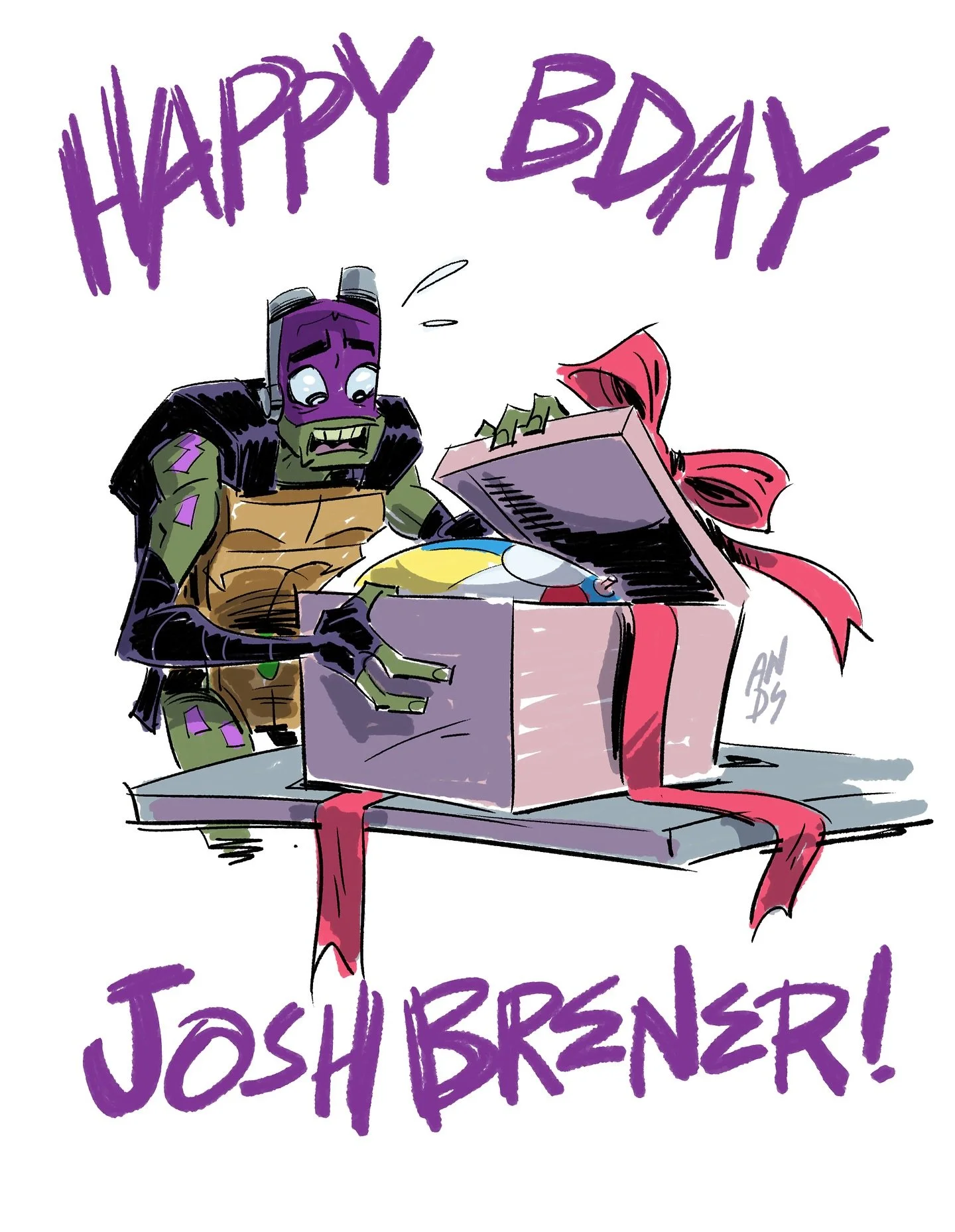 Happy Birthday to Donnie and Josh Brener!! 
.
#rottmnt #riseoftheteenagemutantninjaturtles #riseofthetmnt #saverottmnt  #donatello #risedonnie #mikey #leonardo #leo #caseyjones #conceptart #cassandra #tmnt #apriloneil #sketch #karaihamato #hamatoyosh