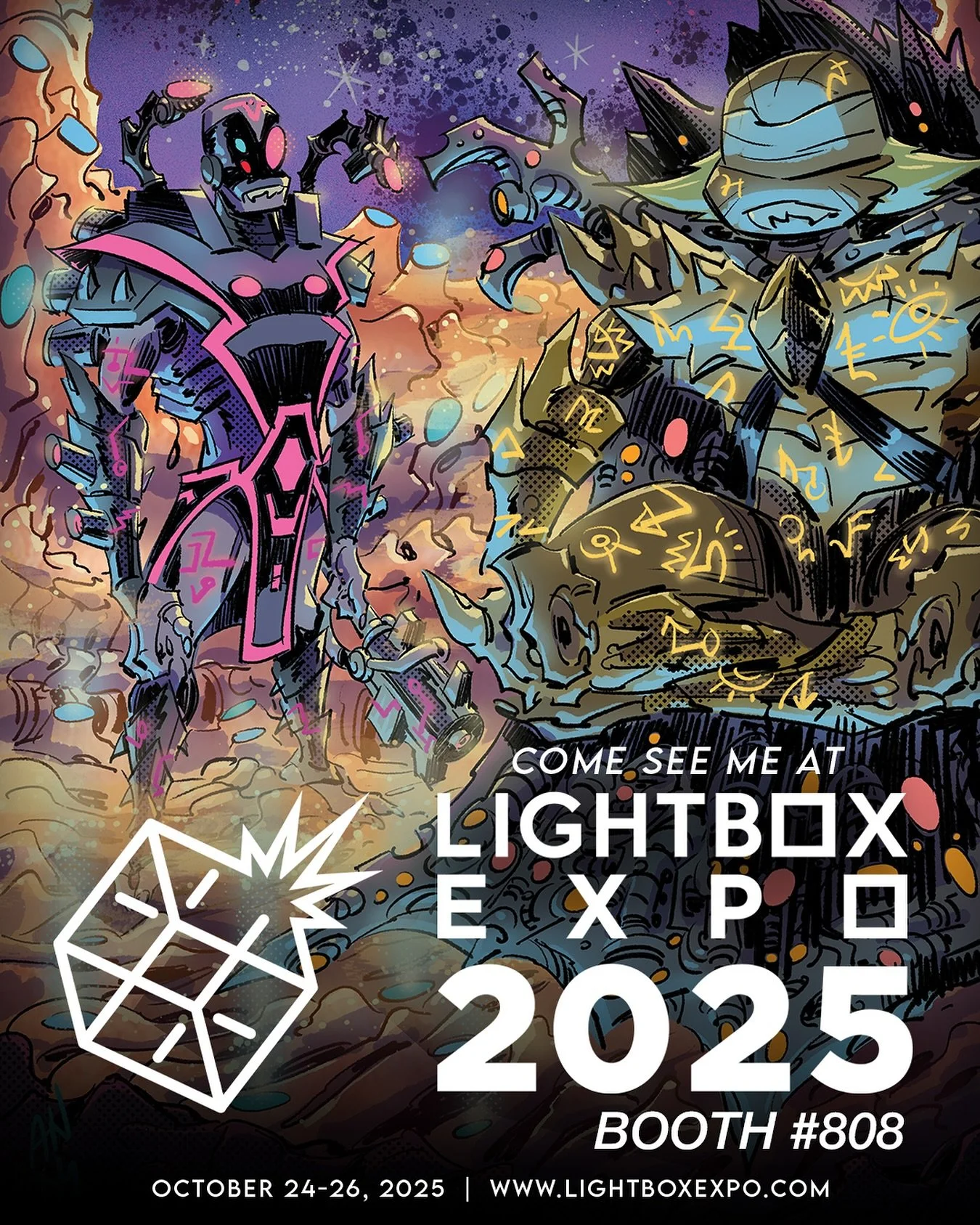 For the first time in years, I will finally be tabling at another convention&mdash; @lightboxexpo to be exact! 

Find me at Booth 808 with some exclusive Lost Company and Rise of the TMNT merch, prints, and minis! Or just come by and say hi!

#lightb