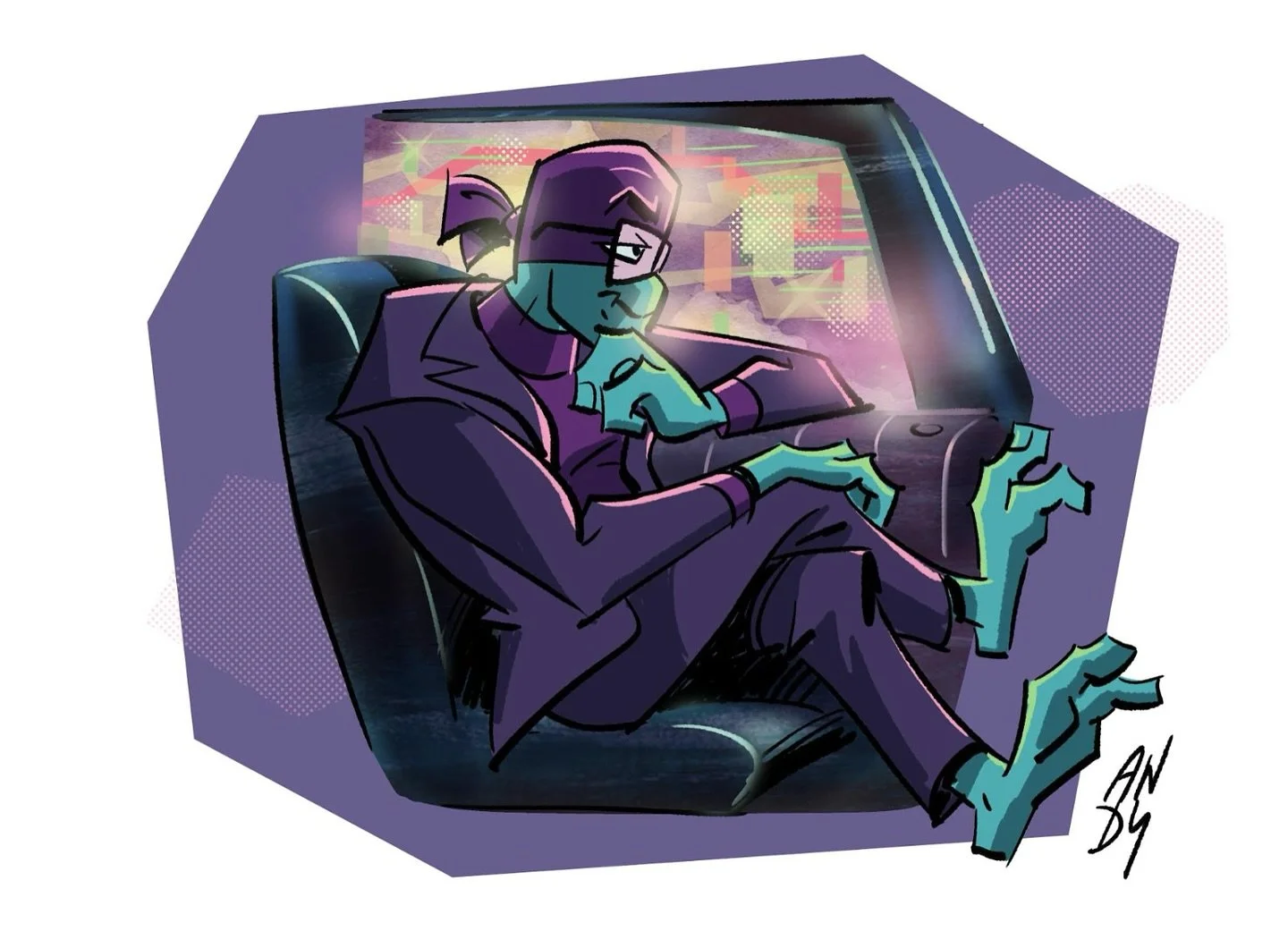 Another redraw of the fancy turtle in purple-- LOTS of Donatello requests!

#rottmnt #riseoftheteenagemutantninjaturtles #riseofthetmnt #saverottmnt  #donatello #risedonnie #mikey #leonardo #leo #caseyjones #conceptart #cassandra #tmnt #apriloneil #s