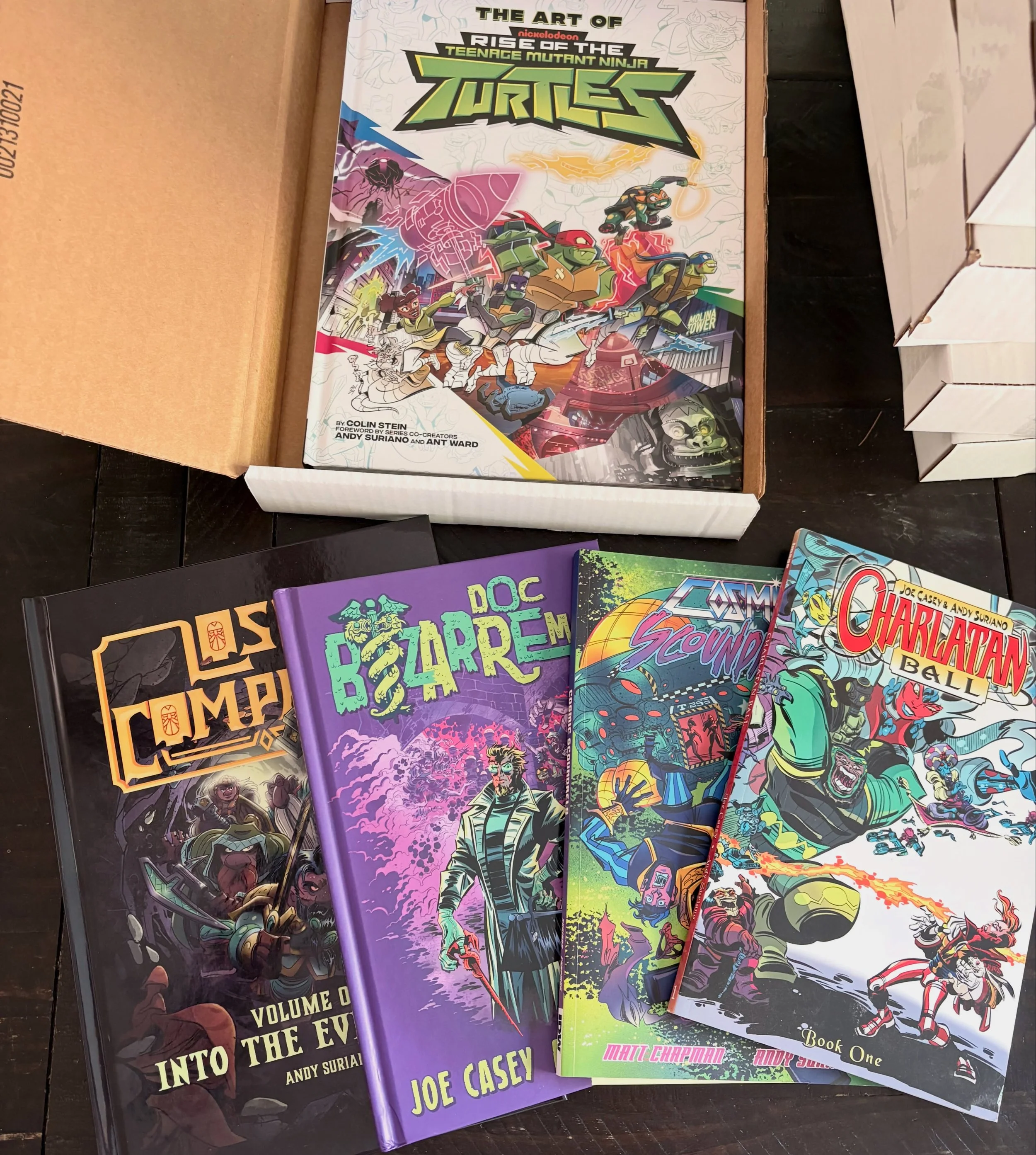 I get so excited when people also give my other books a try! Check them out!

https://andysuriano.com/

#rottmnt #cosmicscoundrels #riseoftheteenagemutantninjaturtles #tmnt #lostcompany
