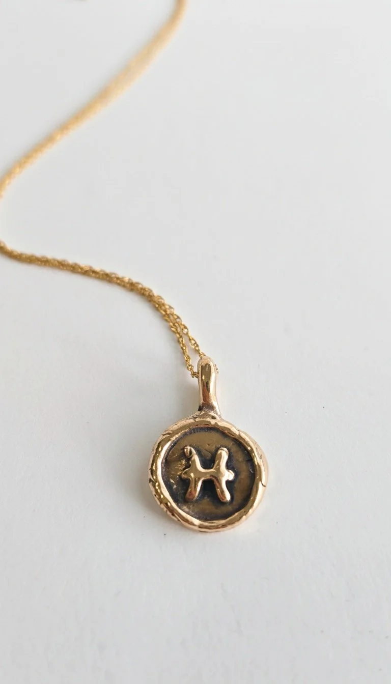 PISCES — Fine Silver Zodiac Talisman