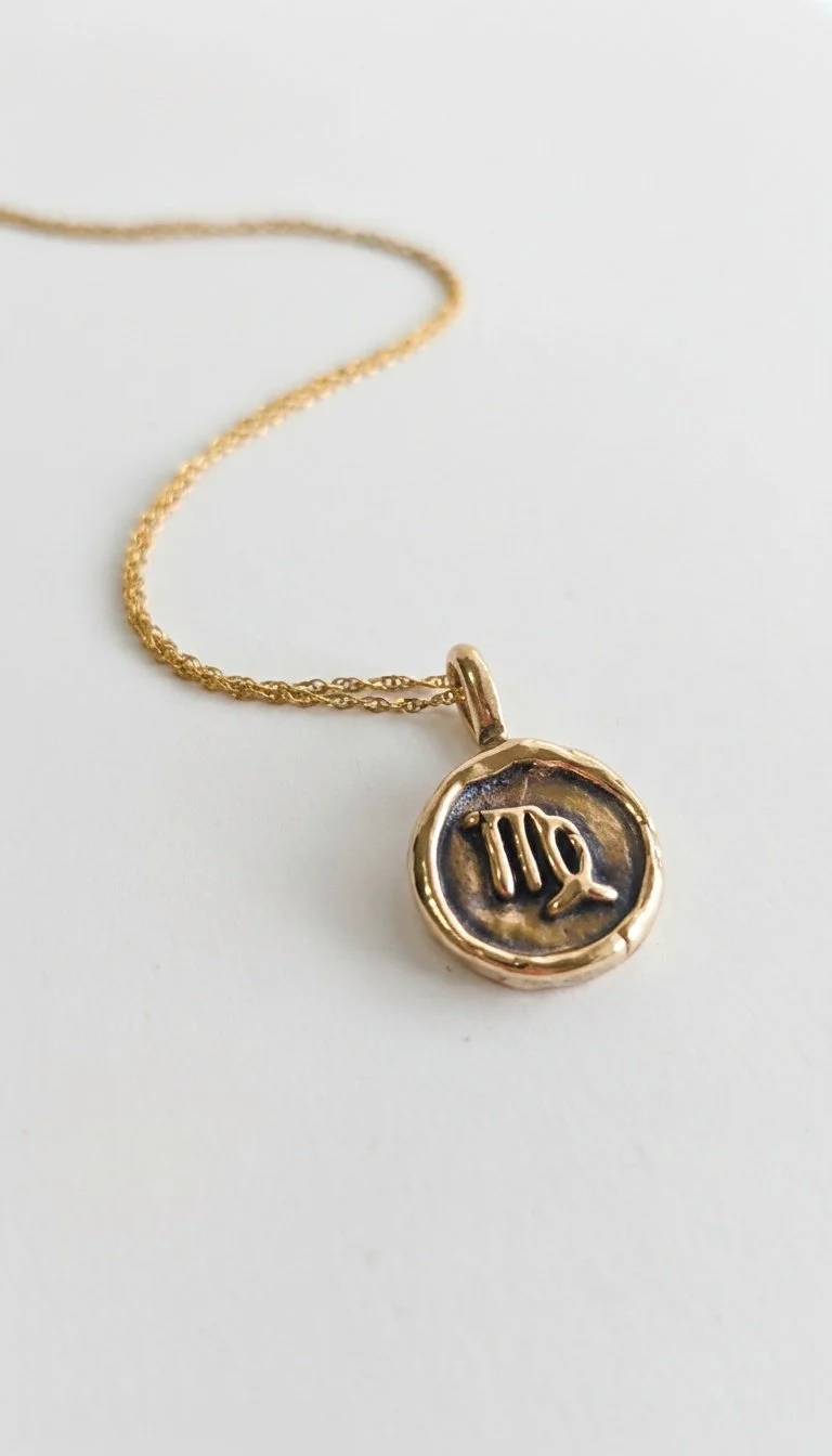 VIRGO — Fine Silver Zodiac Talisman