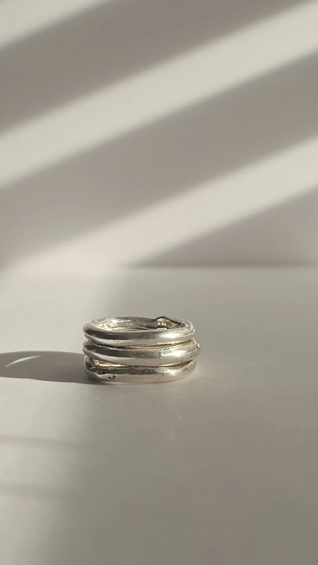 Fine Silver Stacking Rings — Singles & Sets
