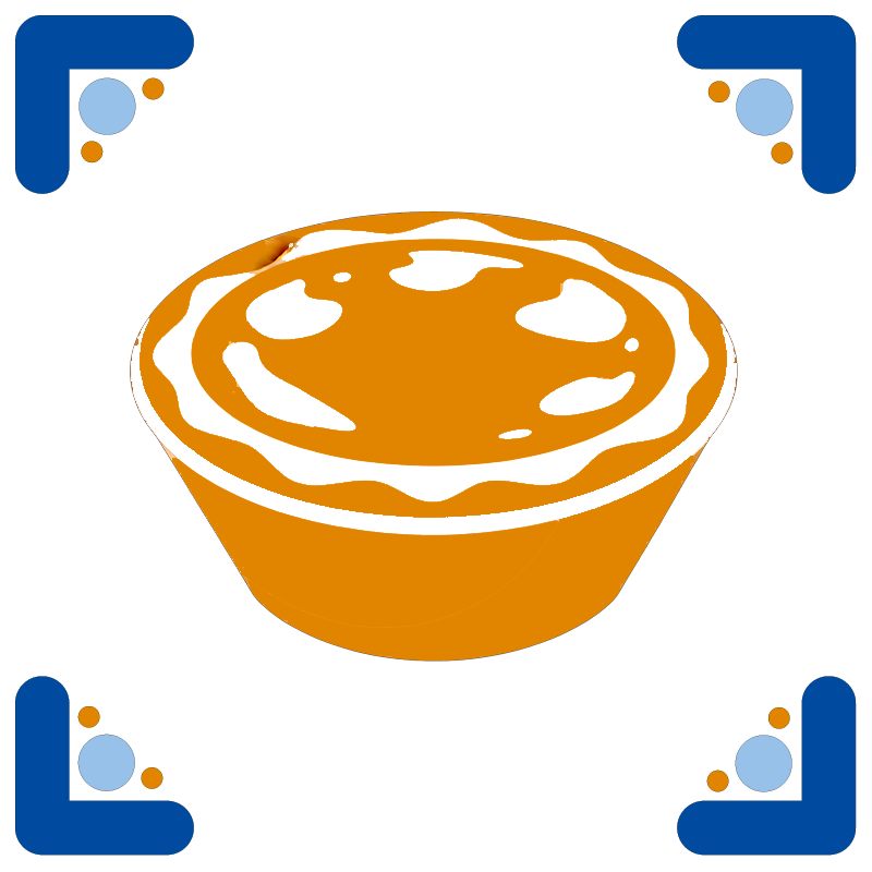 Torta de chocolate com gotas de chocolate no topo, destaque no centro da imagem.