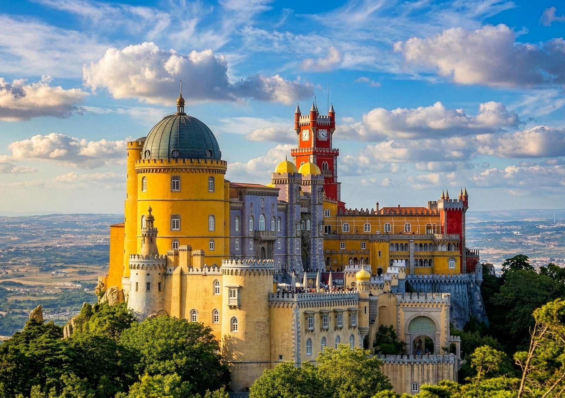 Tour a Sintra, Cascais e Cabo da Roca em Van Privada