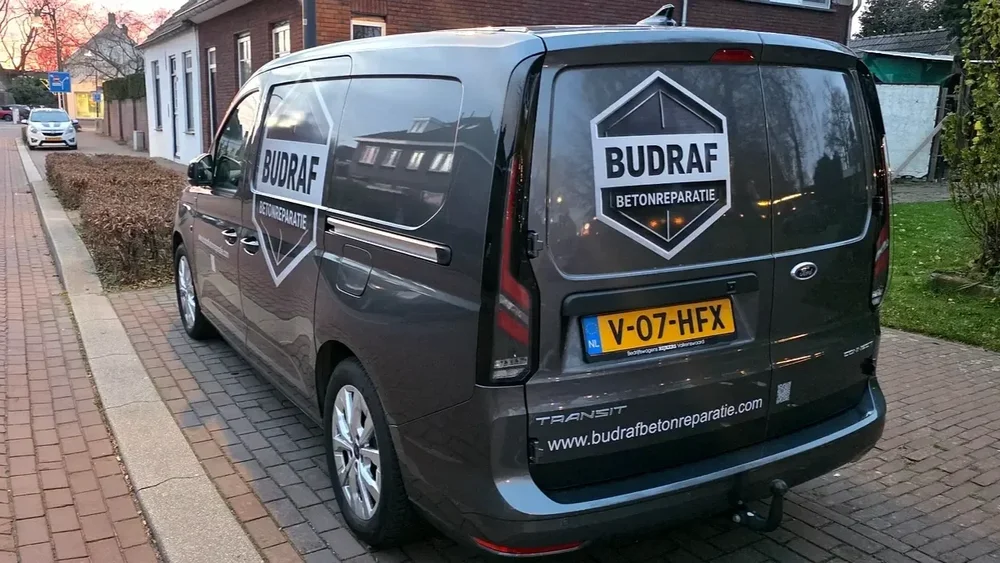 BudRaf Betonreparatie bedrijfswagen in Helmond Nederland