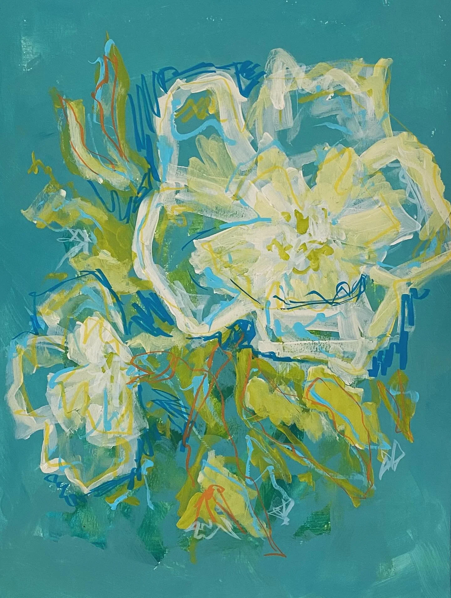 Florals in Teal 

#art #artist #mixedmedia #acrylic #acrylicpainting #painting #painter #abstract #meadow #abstractlandscape #flowers 
#floral