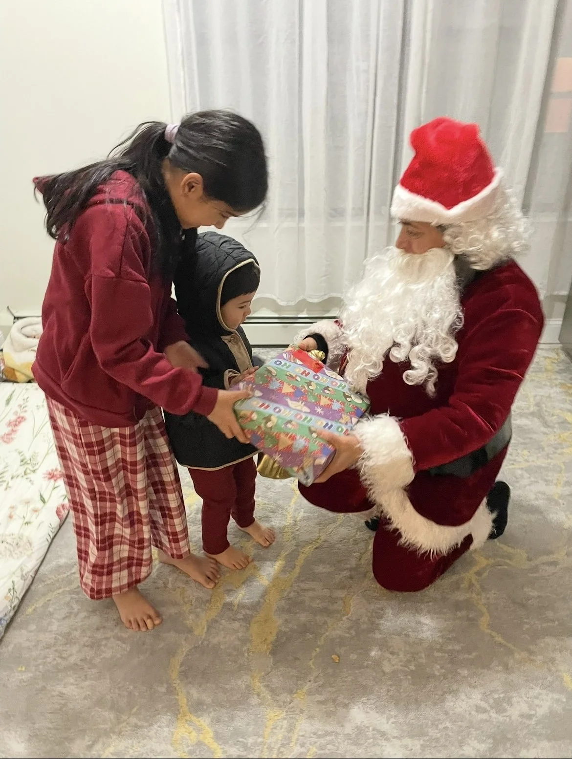 The first Christmas arrived