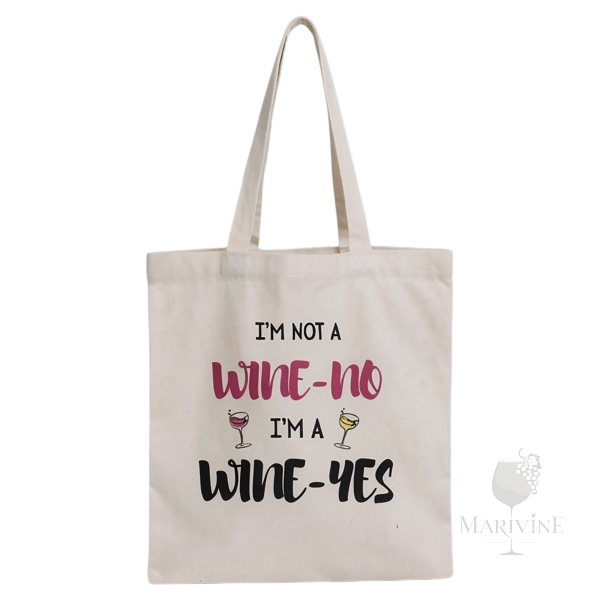 Wine Lover's Organic Canvas Tote