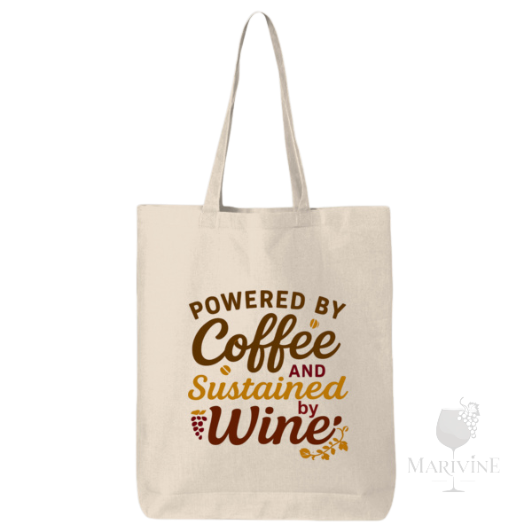 Powered By Coffee Tote Bag.png