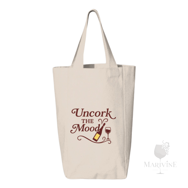 Uncork the Mood Wine Tote