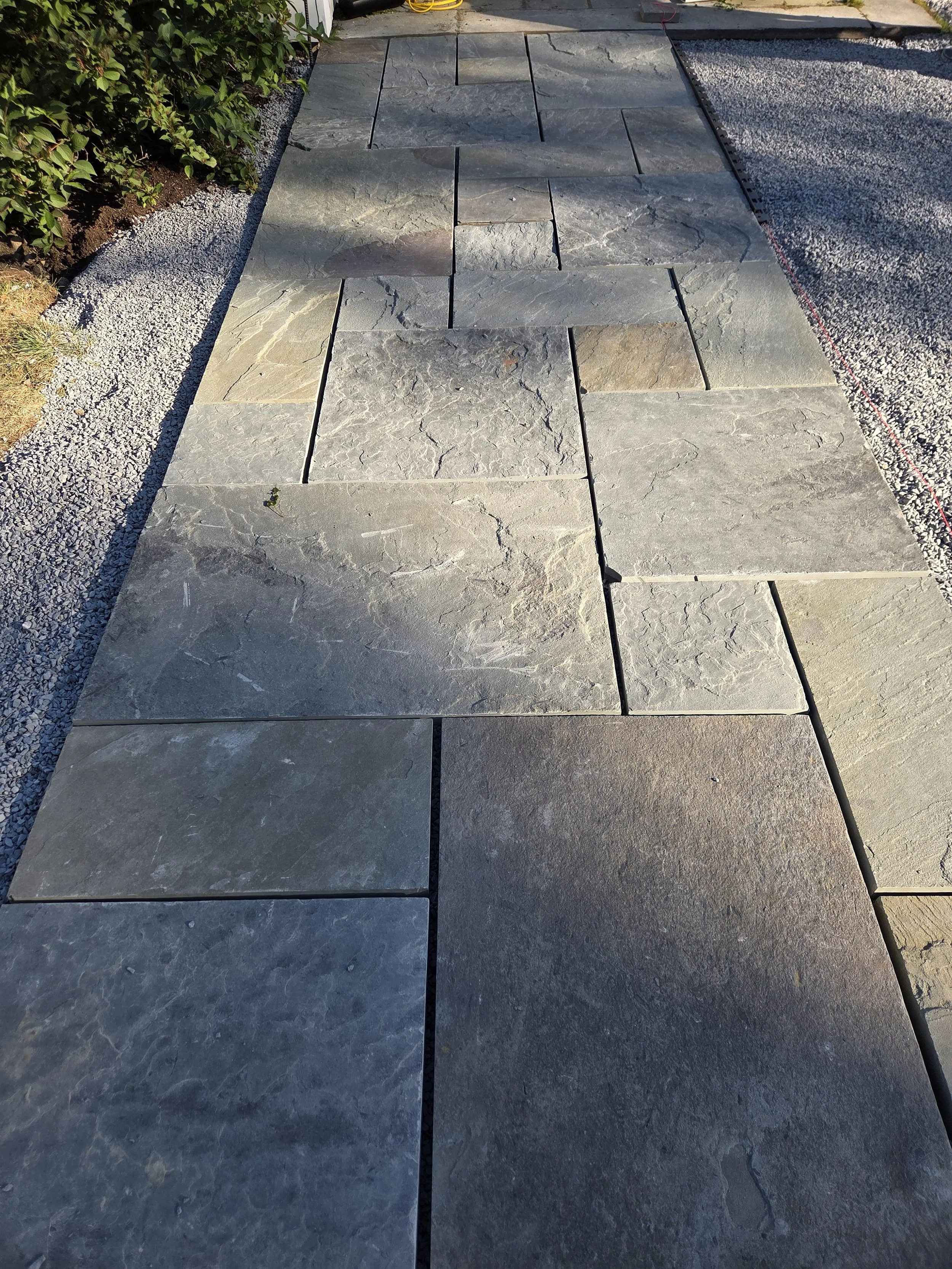 Bluestone walkway, Chamberlain, ME