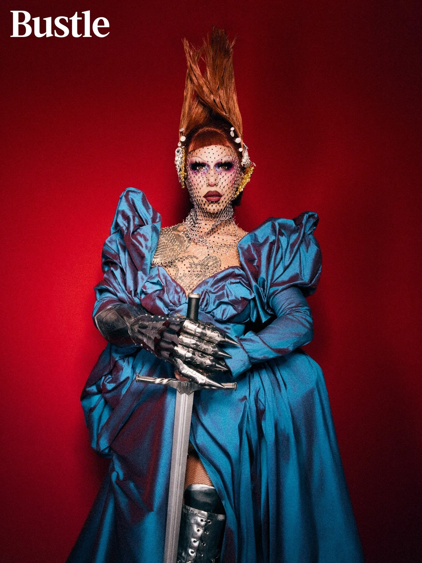 Beautiful Portraits from @bustle.tv  for our beautiful Premiere night for @rupaulsdragrace season 18

So lucky to be wearing this beautiful gown and hair and jewelry from @gidget.von.addams.dzn 

Photographer: @emmanuelsmonsalve
Editorial Director: @