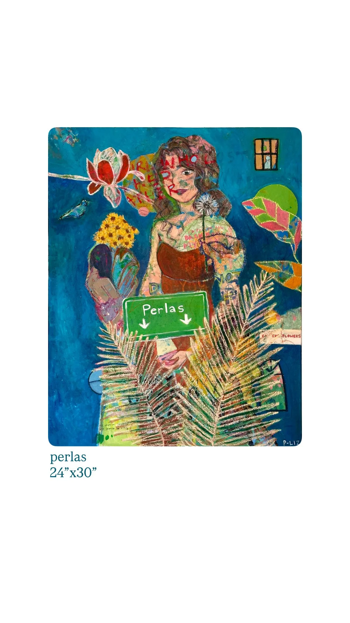 “perlas” print