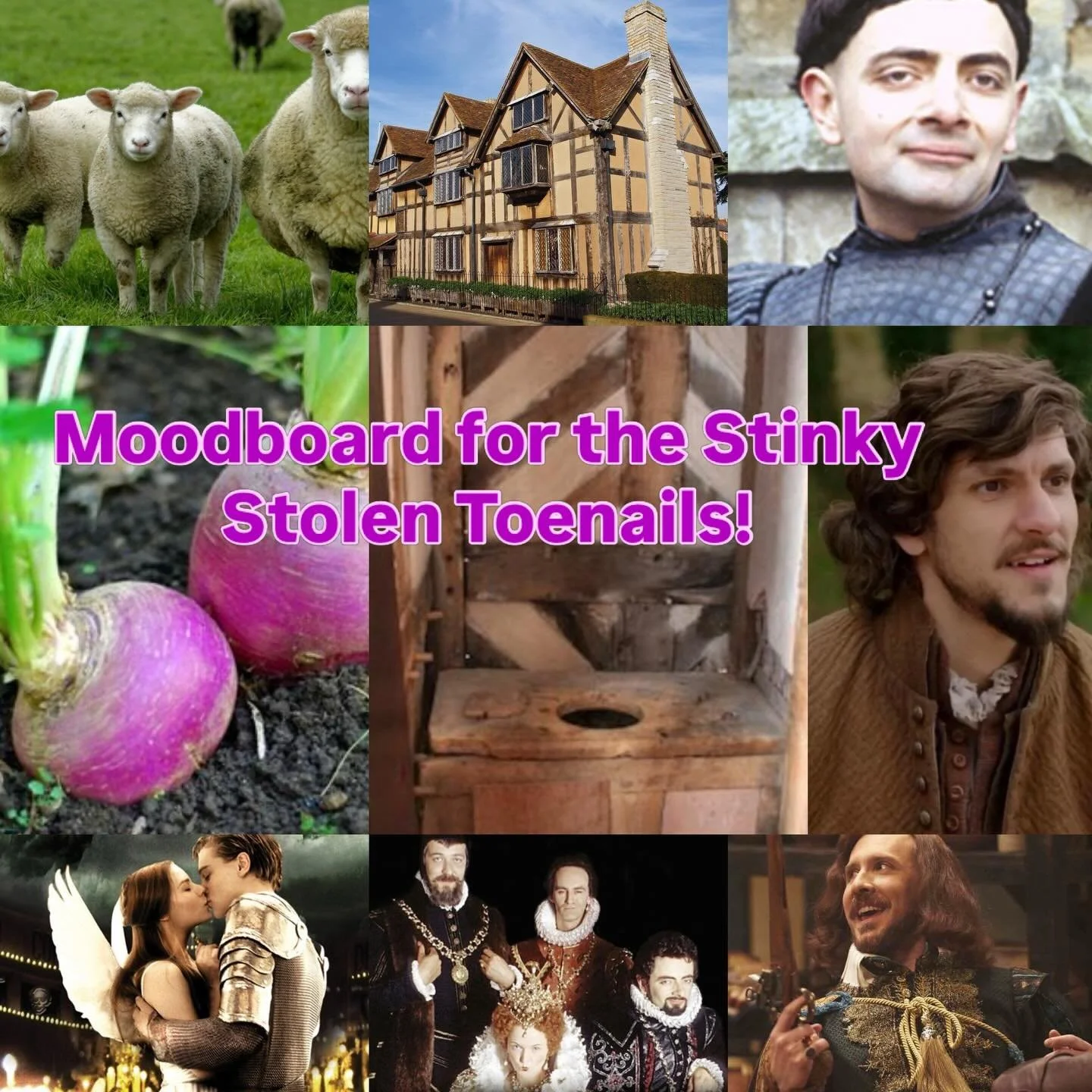 Obviously the Tudor toilet has to be front and centre 😂

Some of the inspo behind the first of The Will Shakespeare Mysteries- out in less than 2 weeks! Anything you recognise/relate to?

#thewillshakespearemysteries #thestinkystolentoenails #shakes