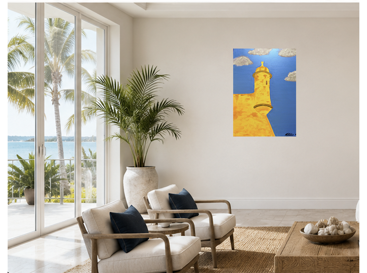 La Garita - Hand Painted Art - 18" x 24"