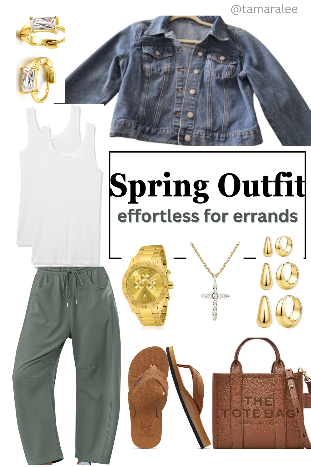spring outfit effortless for errands Amazon