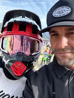 Brenna and Dennis at Glen Helen