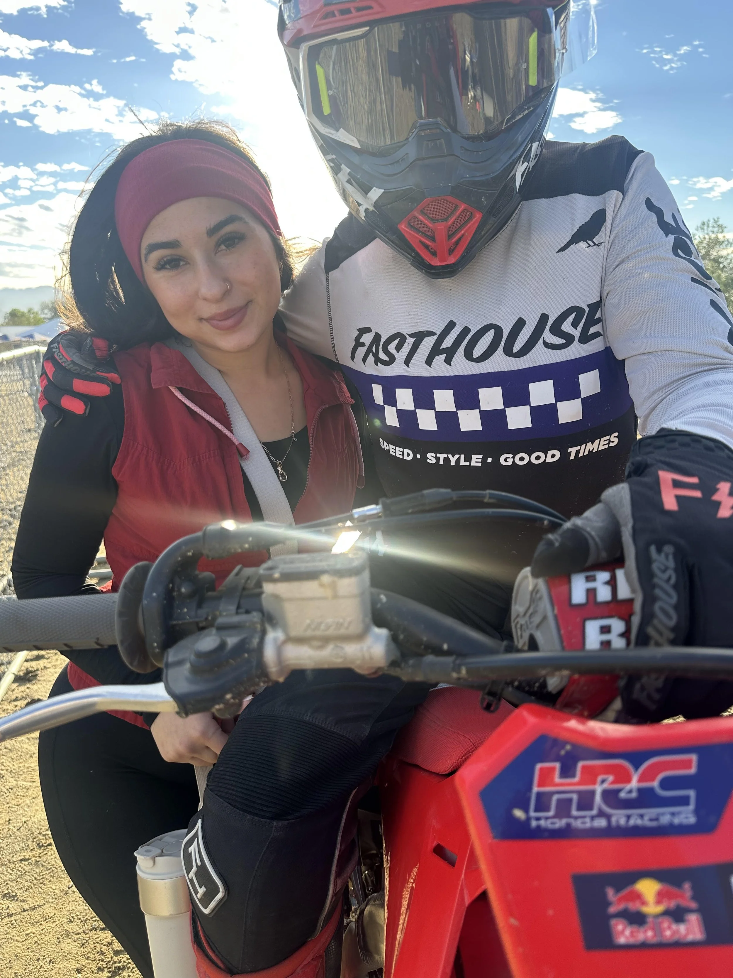 Brenna and Kalyn Sissy time at the track