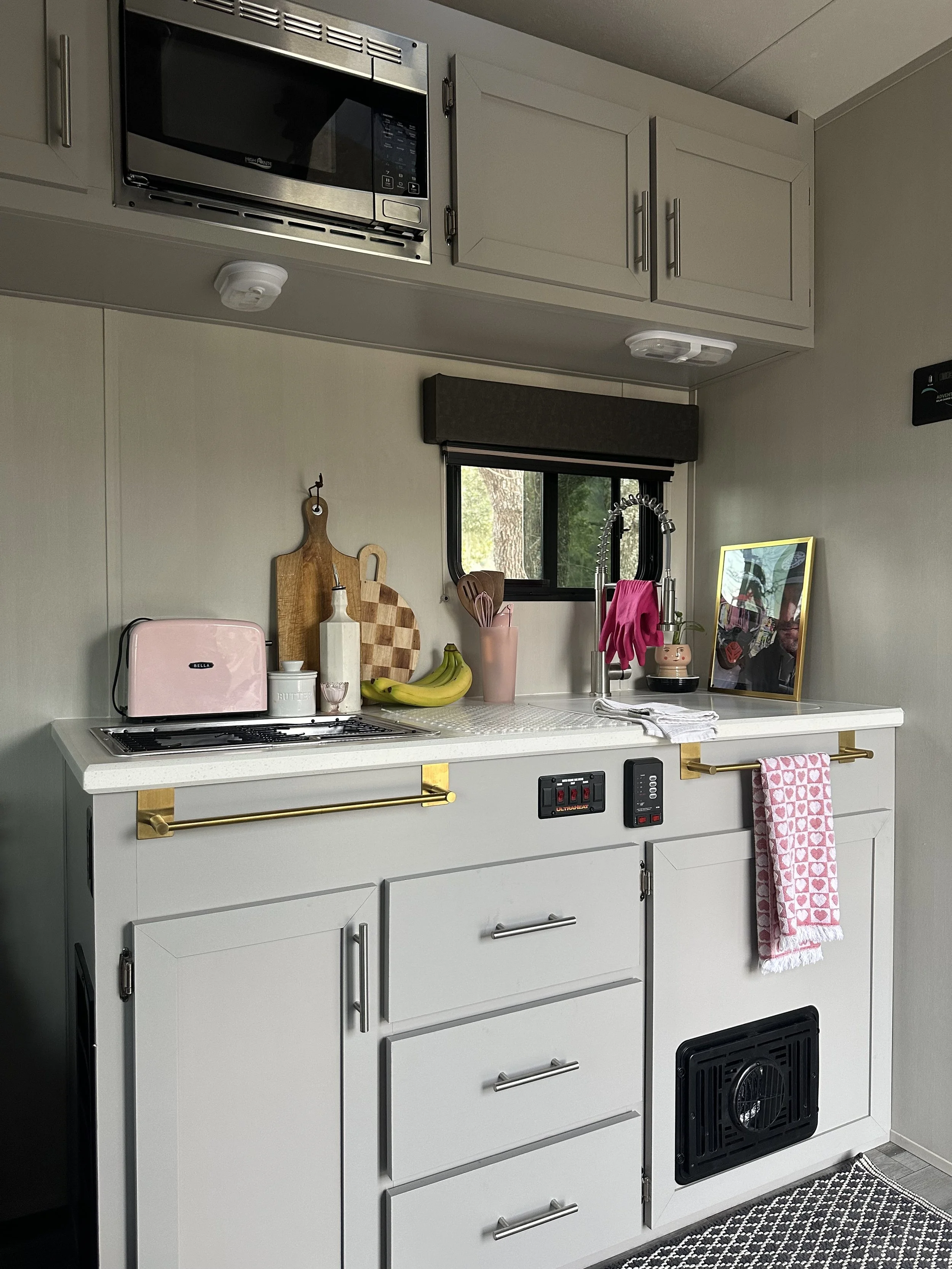 alloutdoors RV toy hauler kitchen