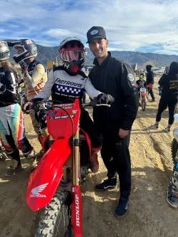 Brenna and Dennis at Glen Helene