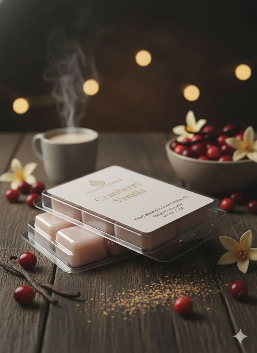 Cranberry Vanilla Scented Wax Melt