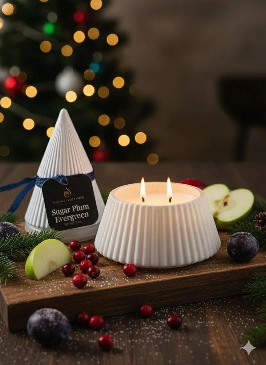 Sugar Plum Evergreen - Holiday Scented Christmas Tree Candle